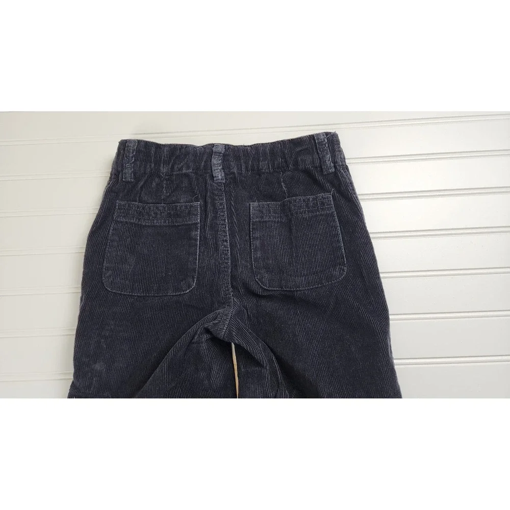 Gymboree Boys Corduroy Cargo Pants Black Slim‎ Fit Size 8